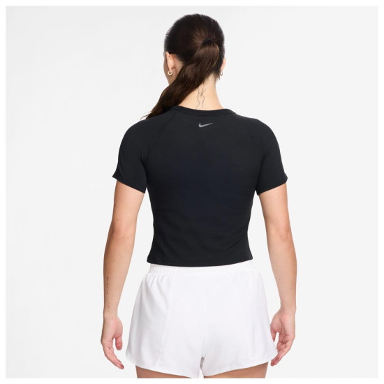 Nike Γυναικεία κοντομάνικη μπλούζα One Fitted Dri-FIT Cropped Top